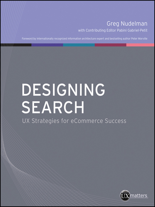 Title details for Designing Search by Greg Nudelman - Available
